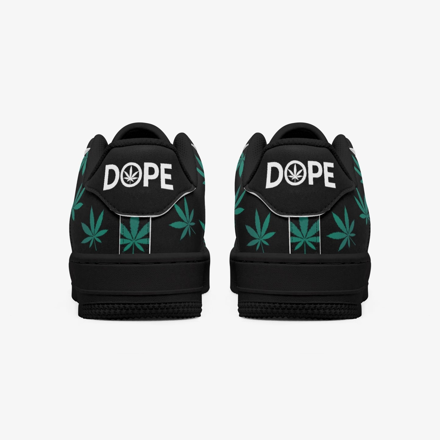 Weed Force 1 Green Leaf Edition - Black