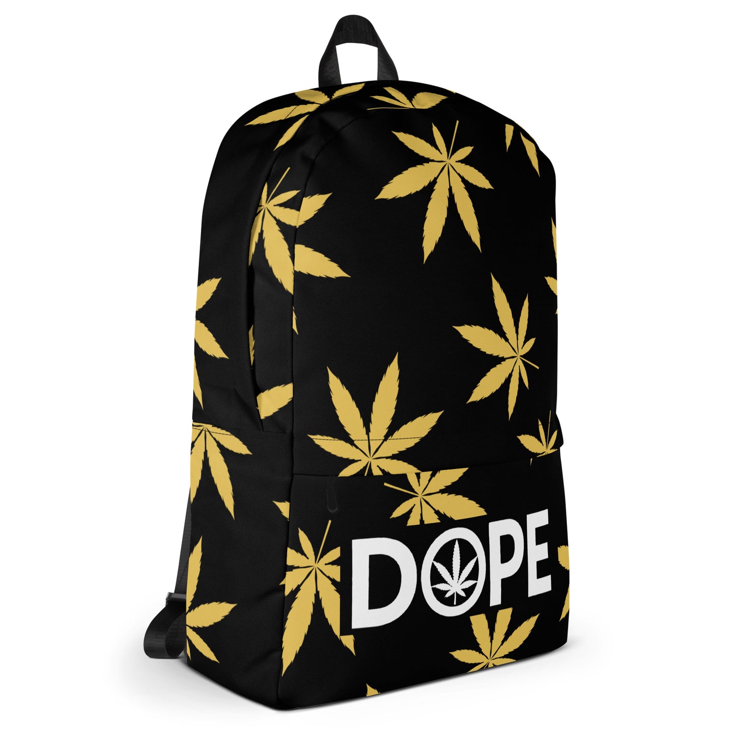 Gold Leaf Black Backpack