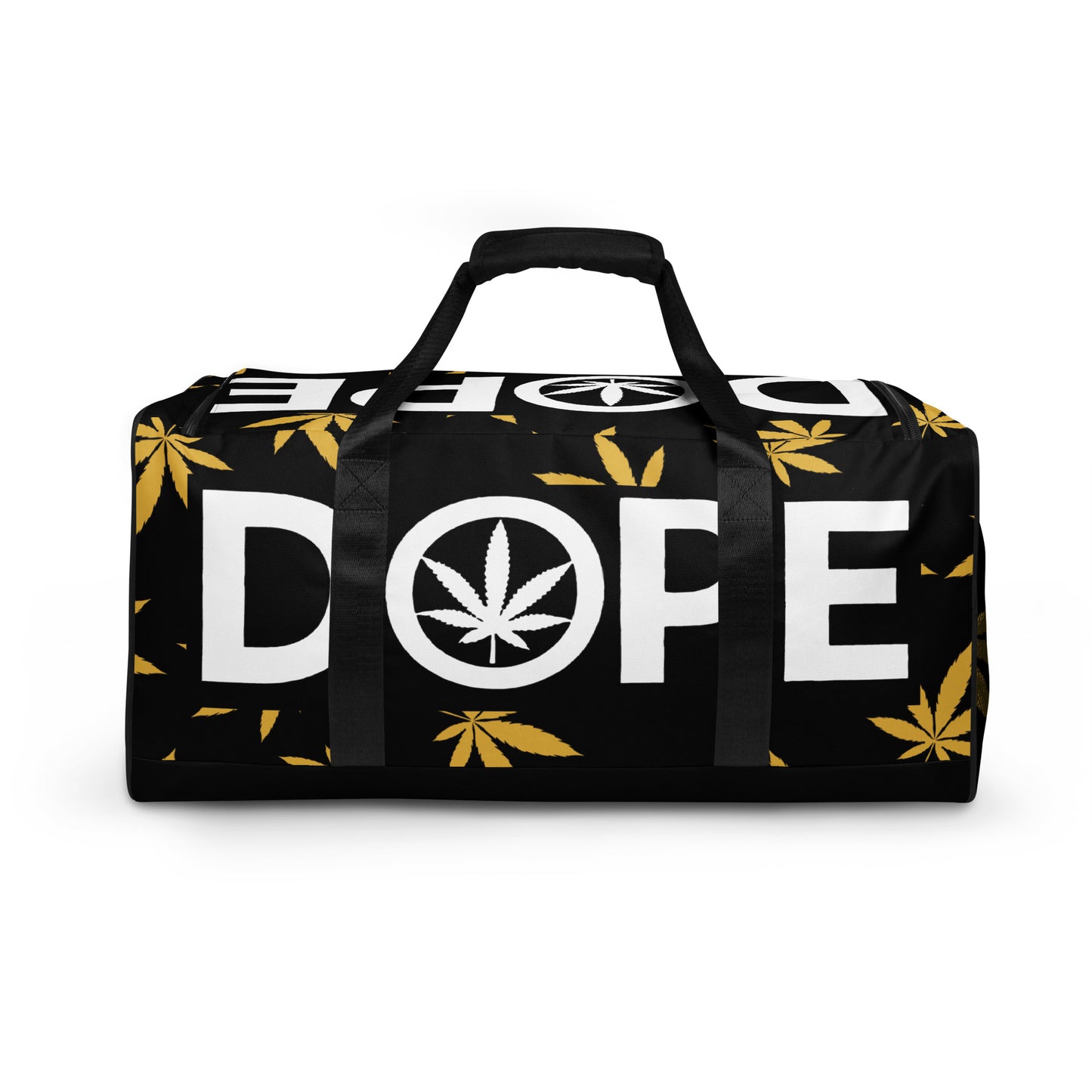 Gold Leaf Black Duffle bag