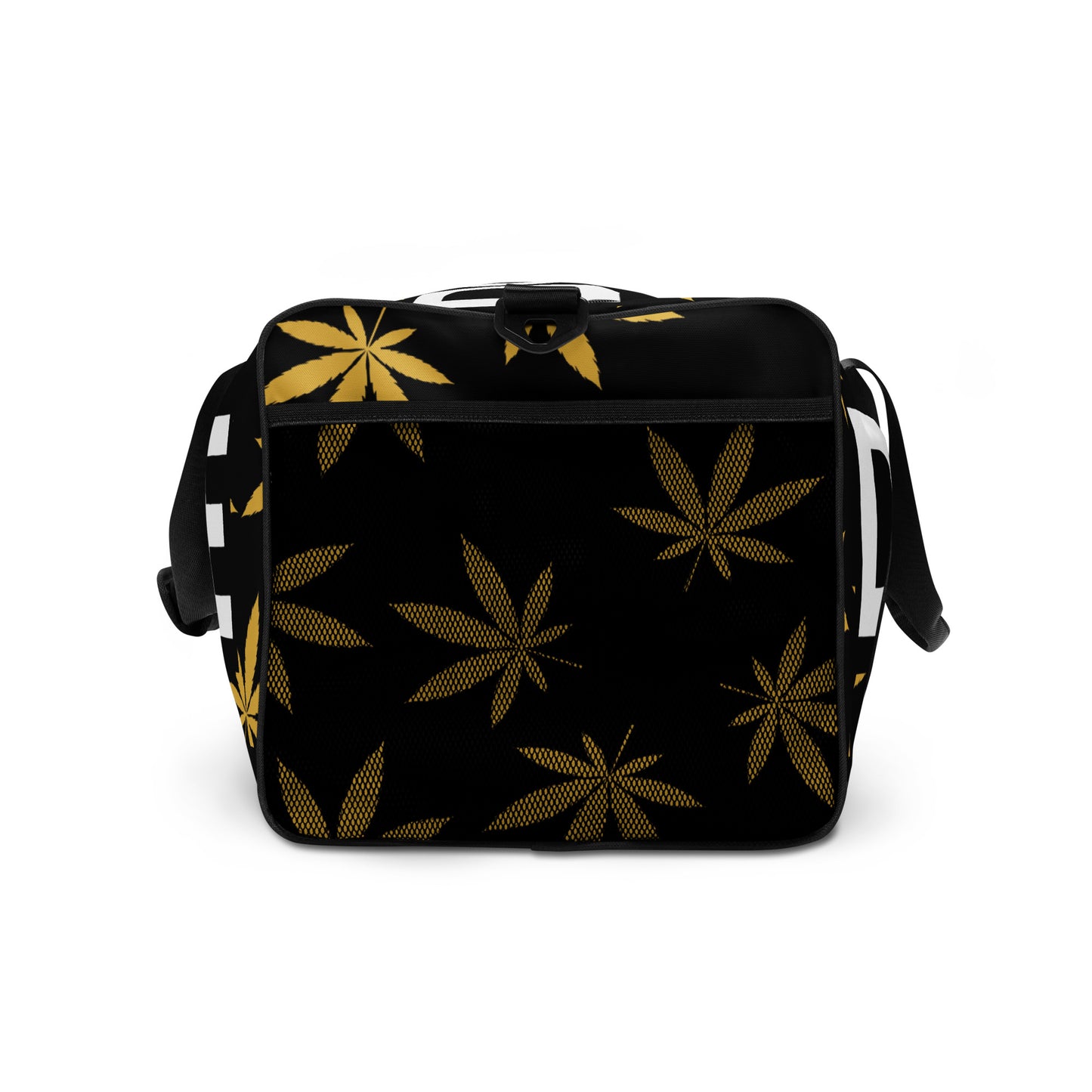 Gold Leaf Black Duffle bag