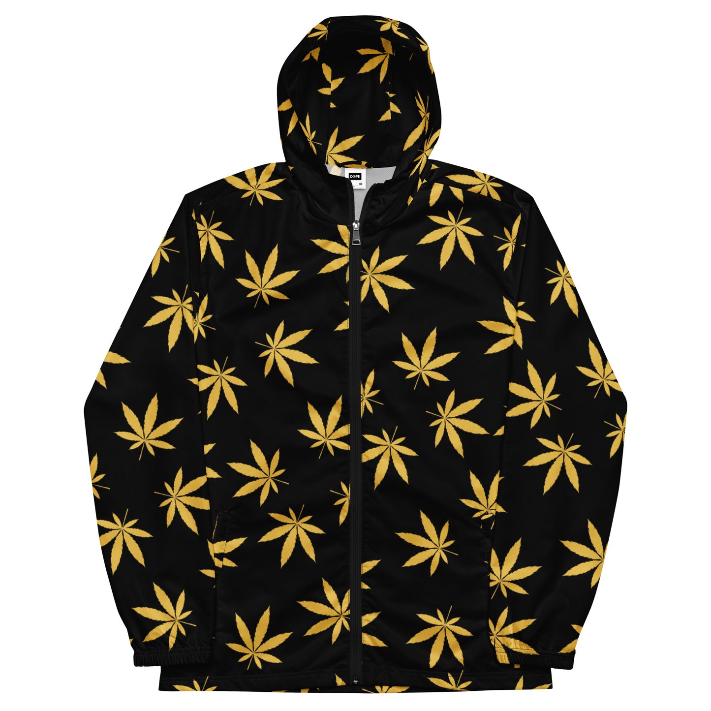 Gold Leaf Black Men’s windbreaker