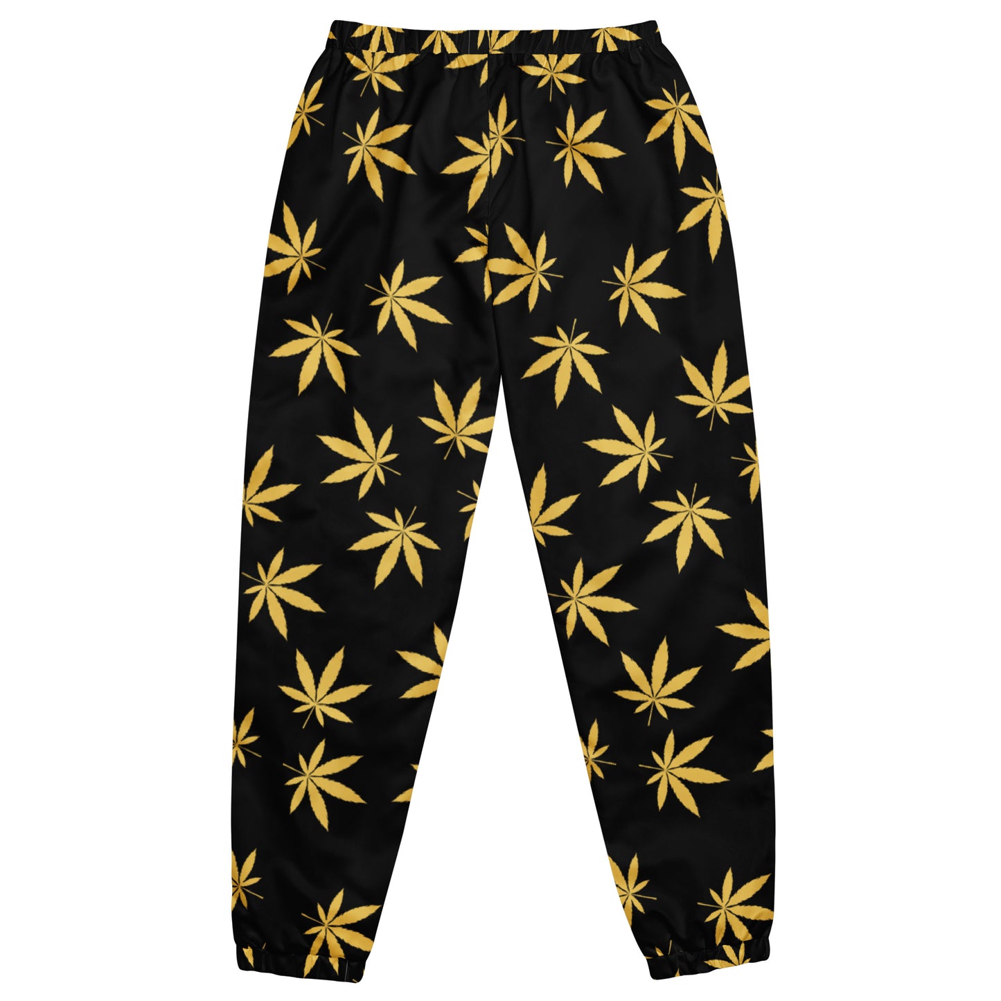 Gold Leaf Black Unisex track pants