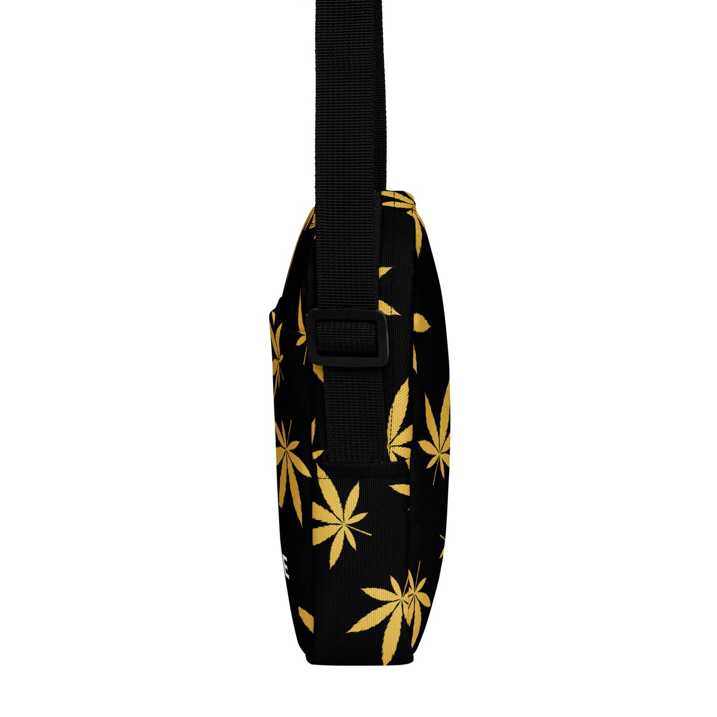 Gold Leaf Black Utility crossbody bag