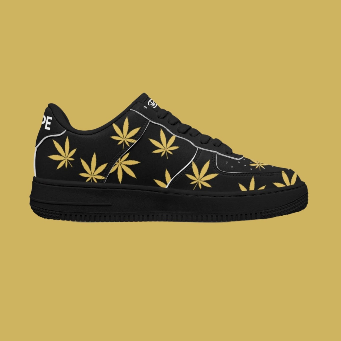 Weed Force 1 Gold Leaf Edition Black