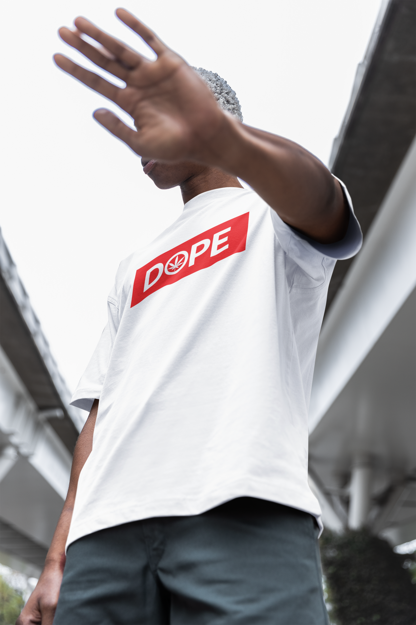 Red Box Signature White Short sleeve t-shirt